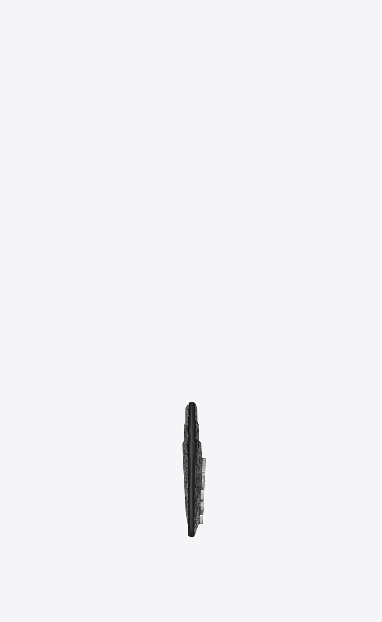 MONOGRAM金银丝蟒蛇纹压印皮革卡包