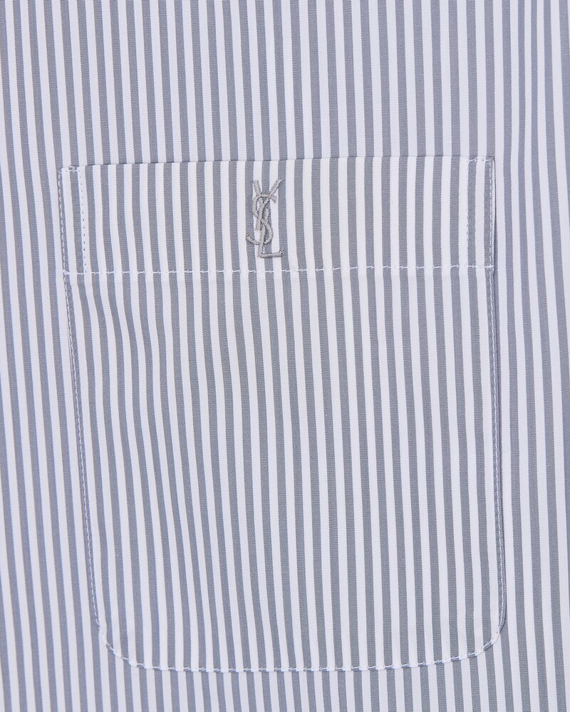 LE CASSANDRE条纹棉府绸衬衫