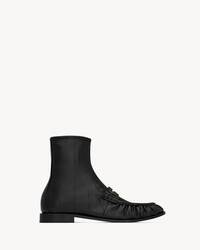 LE LOAFER鳗鱼皮革筒靴