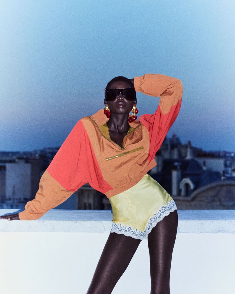 LE CASSANDRE短款聚酰胺纤维罗缎风衣