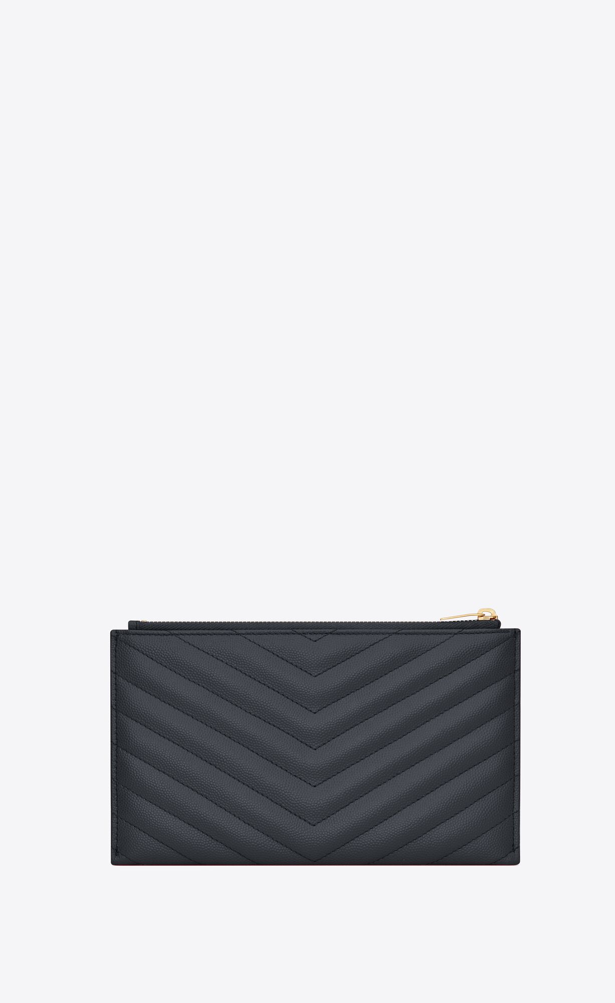 CASSANDRE SAINT LAURENT MATELASSÉ 粒纹压花皮革钱包