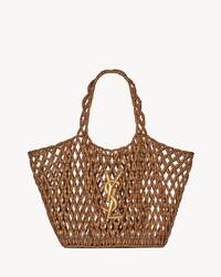 ICARE中号木质圆珠手袋