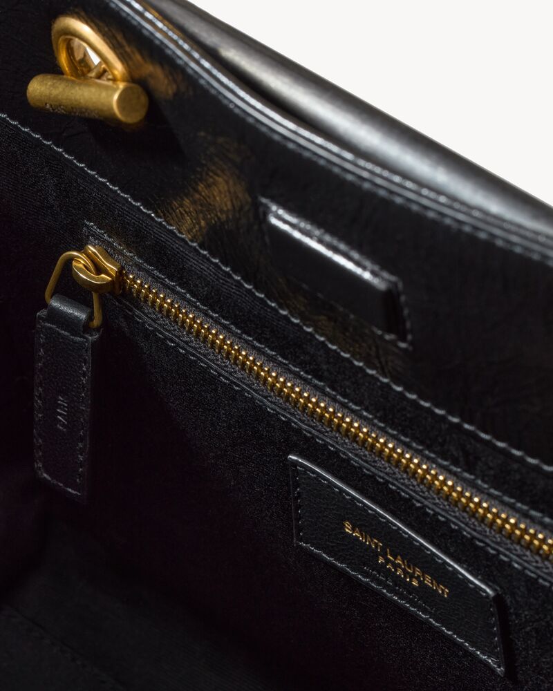 NIKI小号复古皮革购物袋