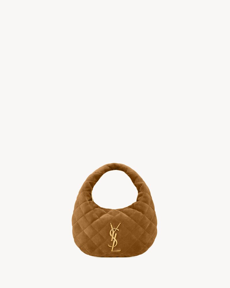 ICARINO绗缝绒面革手袋