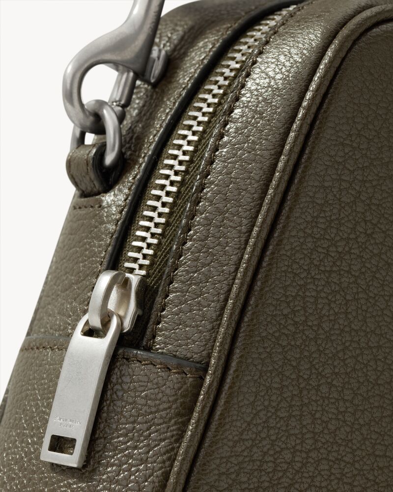 SAINT LAURENT小号粒面皮革相机包