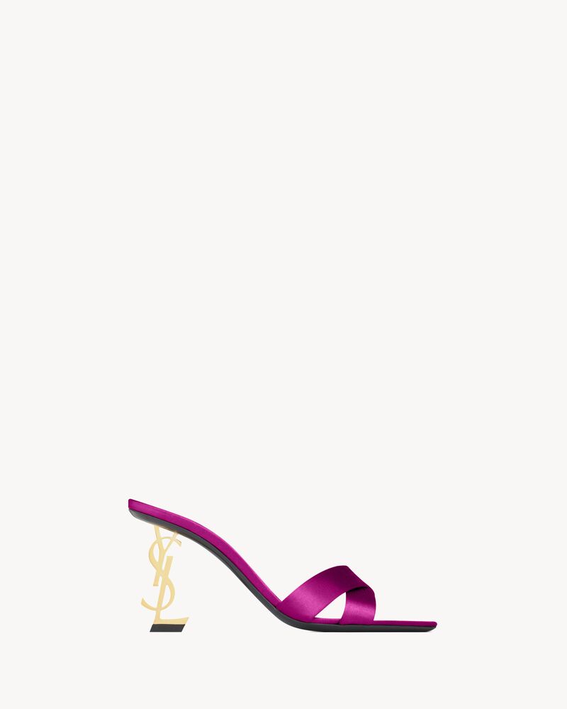 OPYUM绉缎穆勒鞋