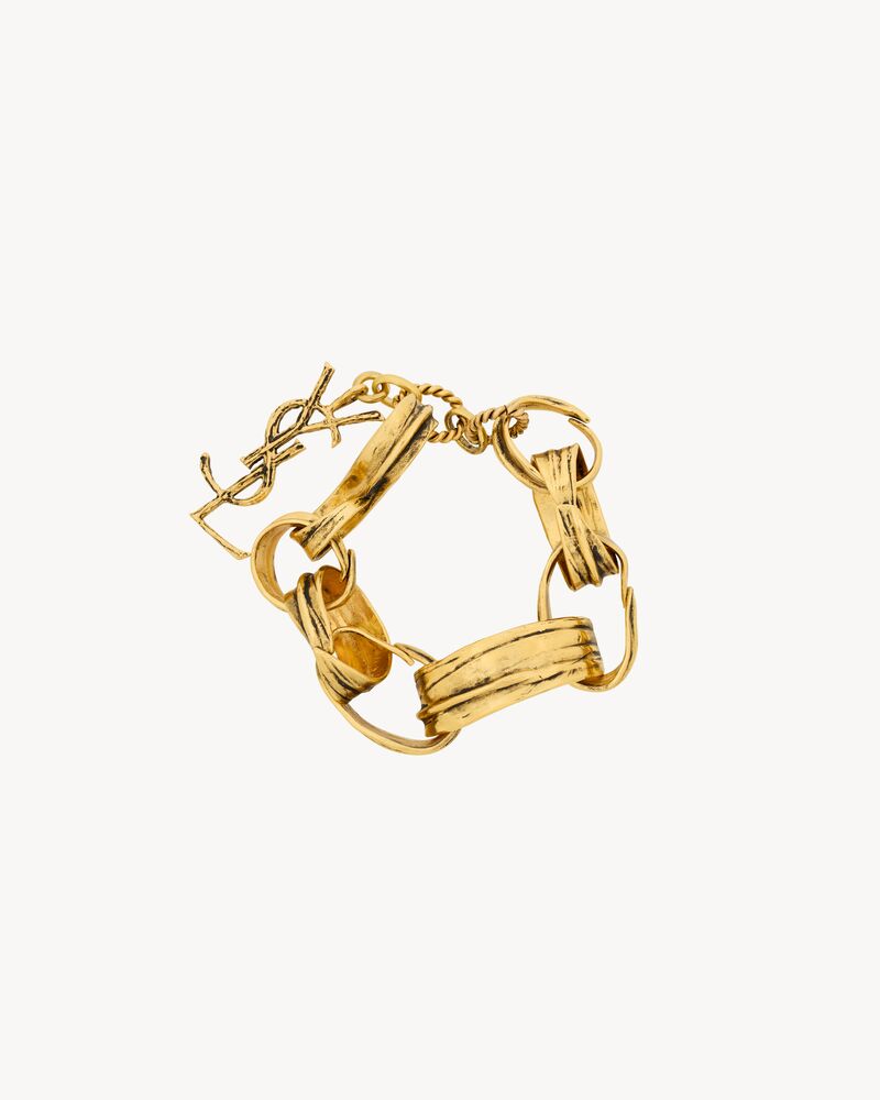 叶子造型金属链式手链