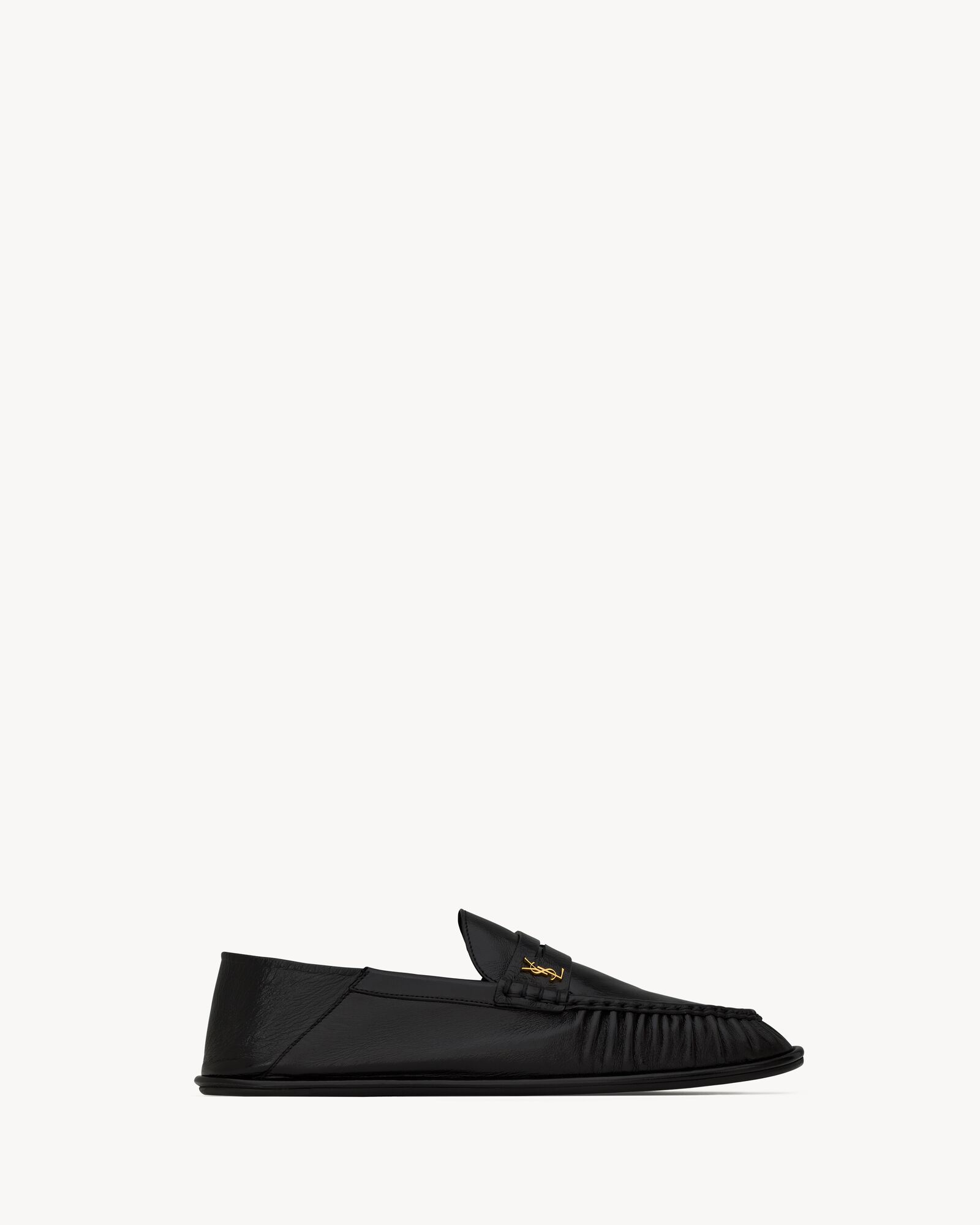LE LOAFER可折叠光滑皮革乐福鞋