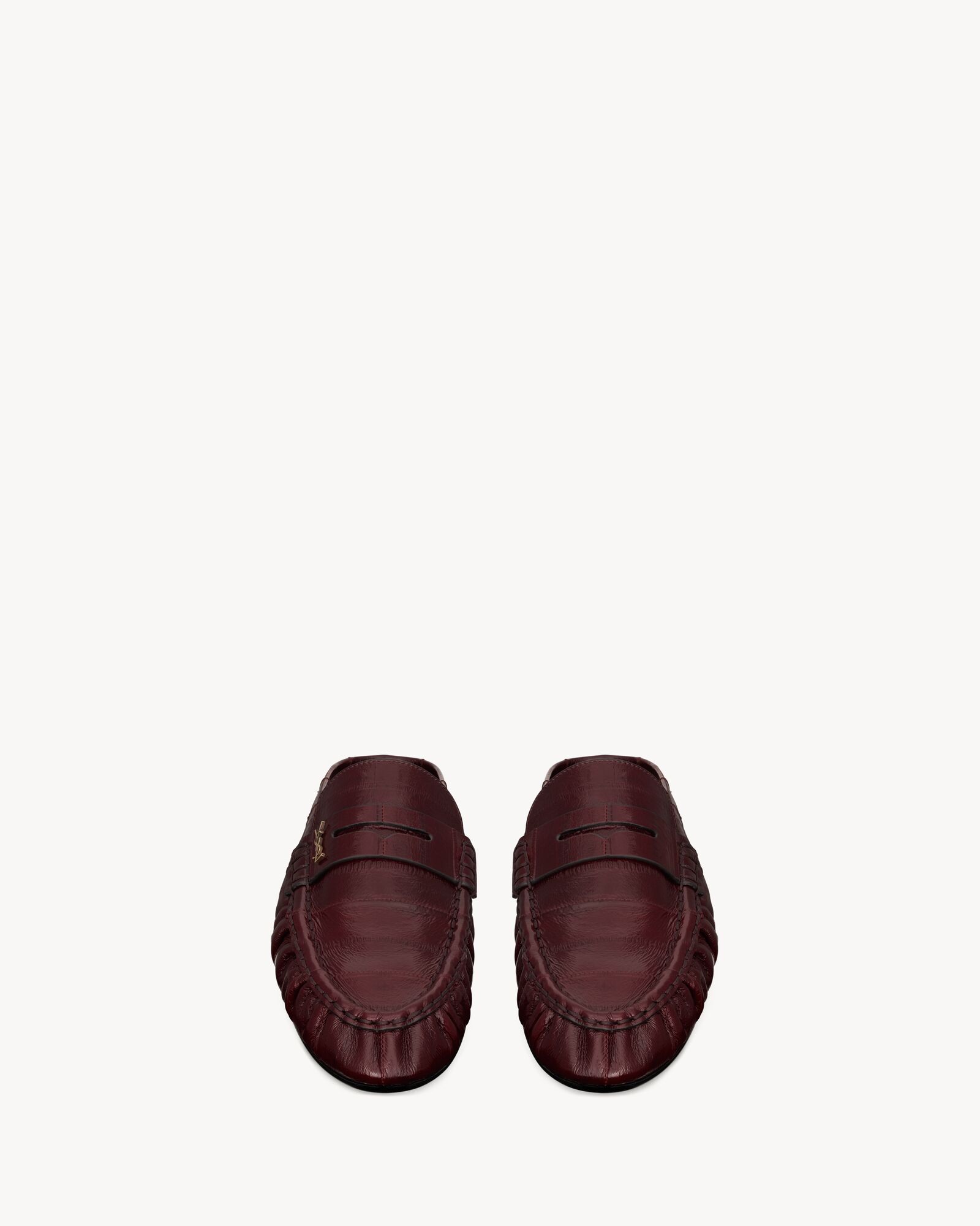 LE LOAFER鳗鱼皮革穆勒鞋