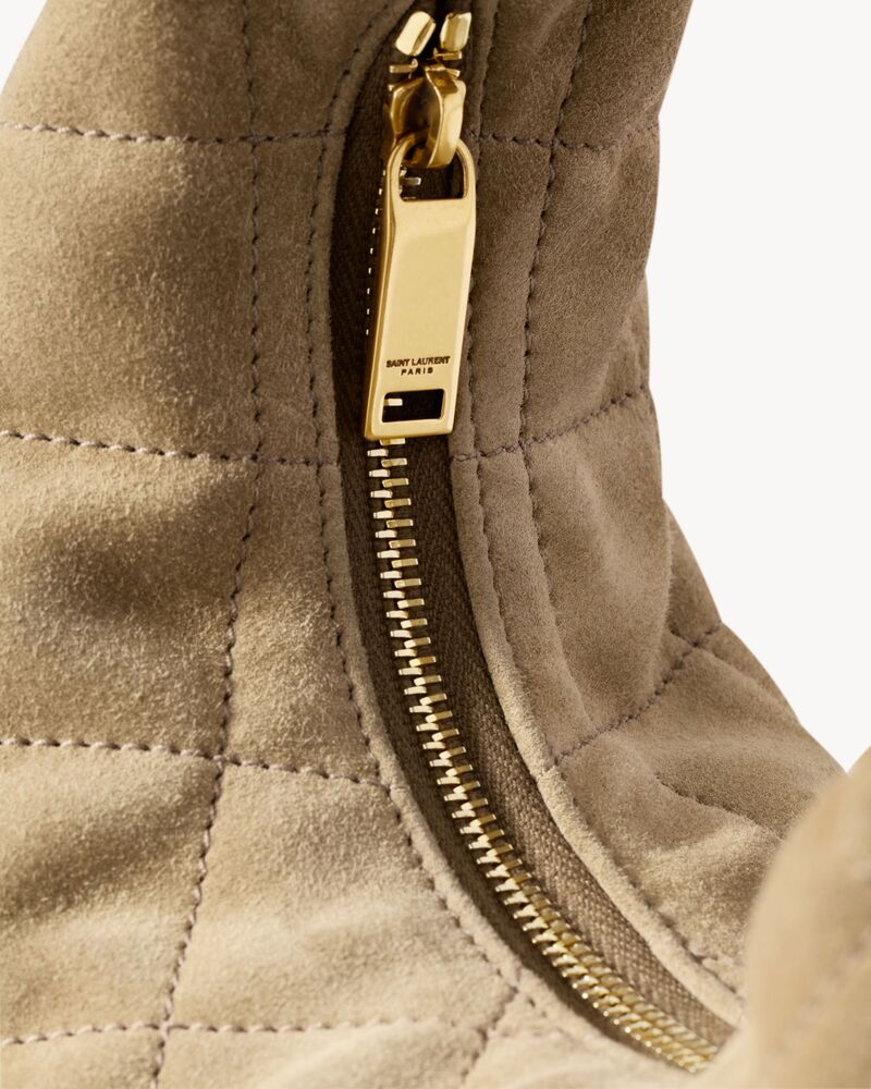 ICARINO绗缝绒面革手袋