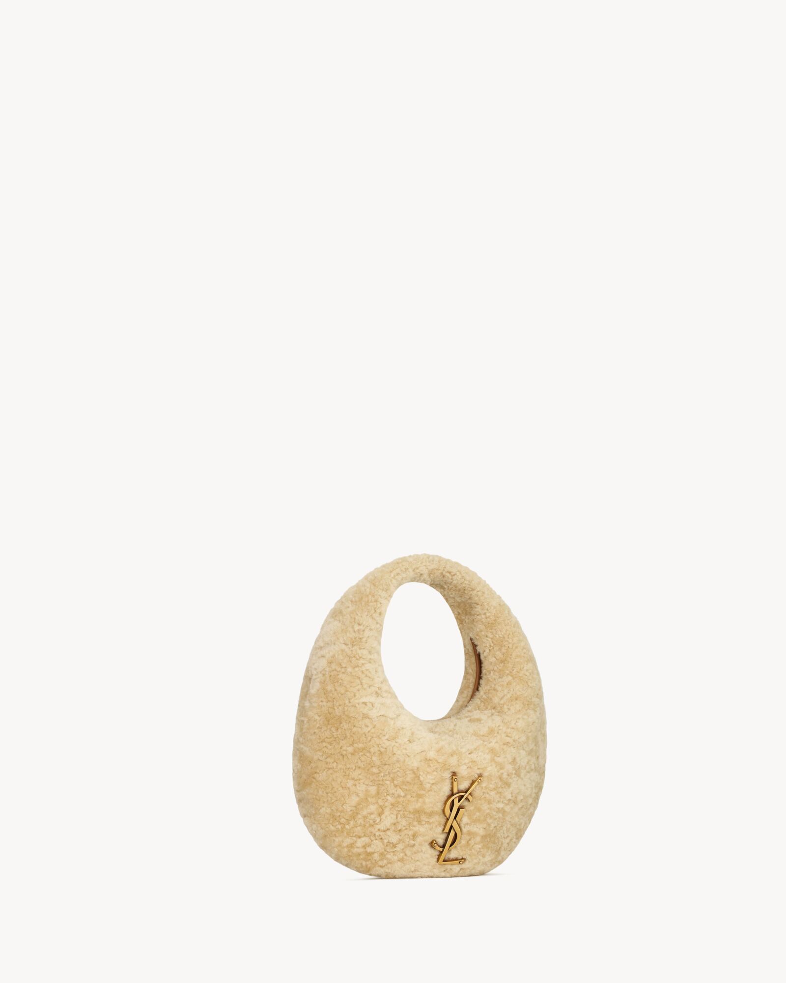 ICARINO羊毛皮手袋