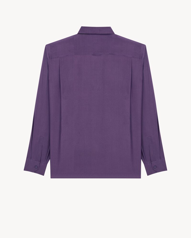 桑蚕丝缎面衬衫