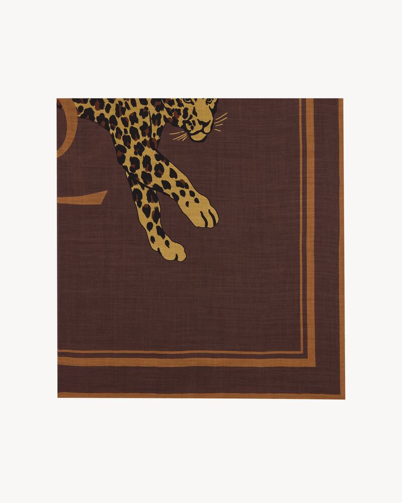 LE CASSANDRE斜纹羊毛方巾