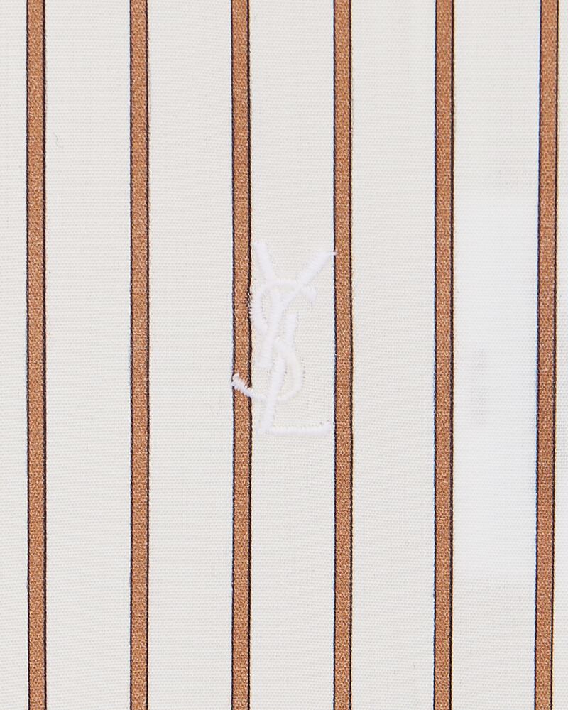 LE CASSANDRE条纹棉府绸衬衫