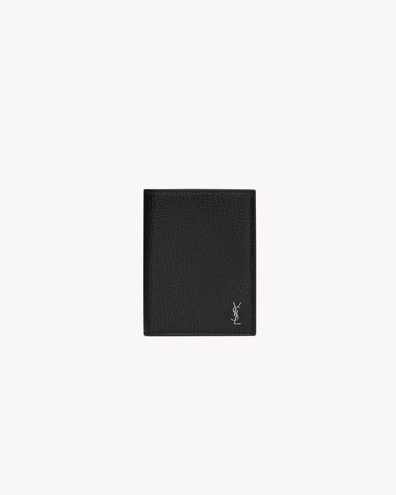 TINY LE CASSANDRE粒面皮革信用卡钱包