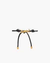 LE CASSANDRE皮革绳结手链