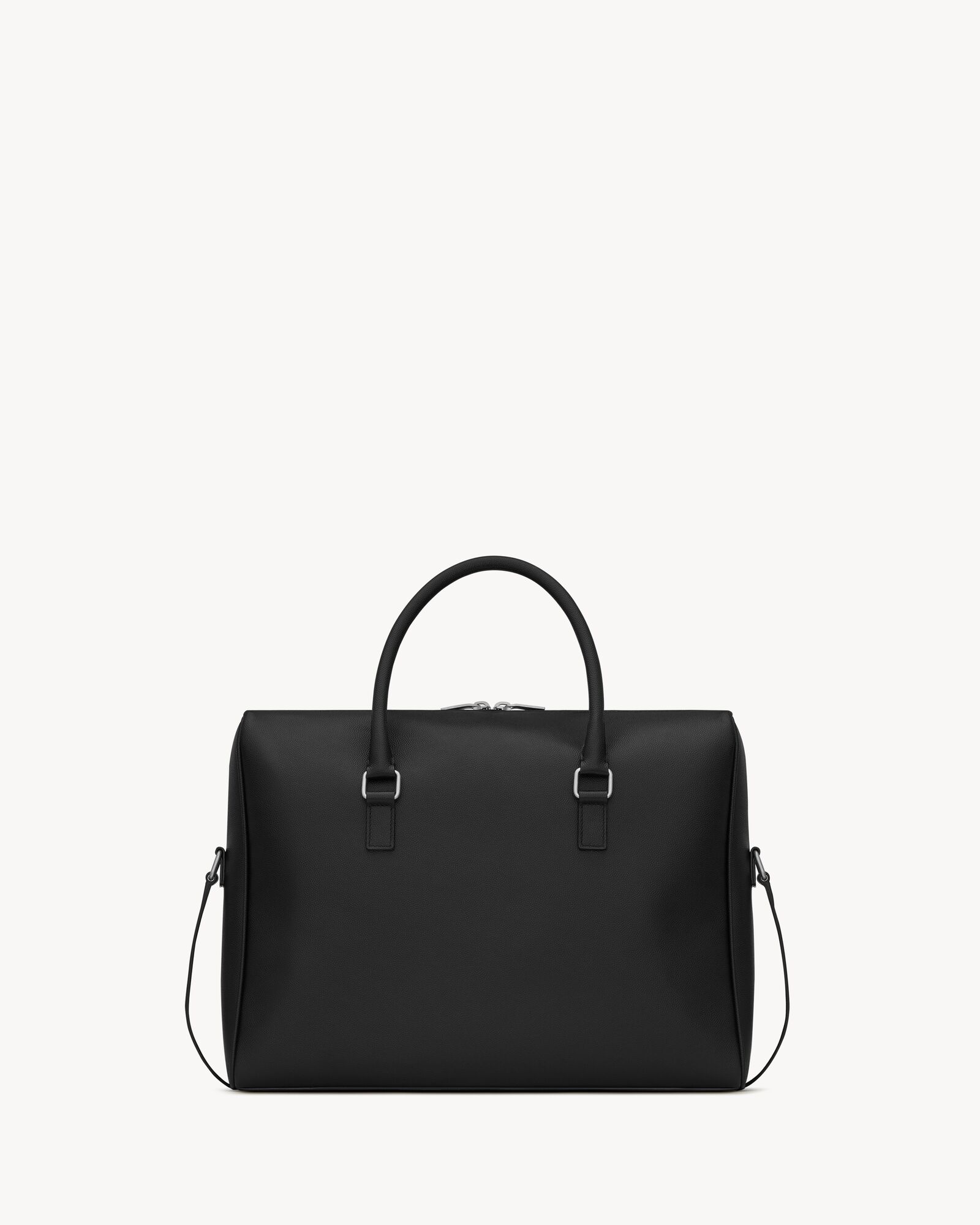 DUFFLE 粒面压花真皮公文包