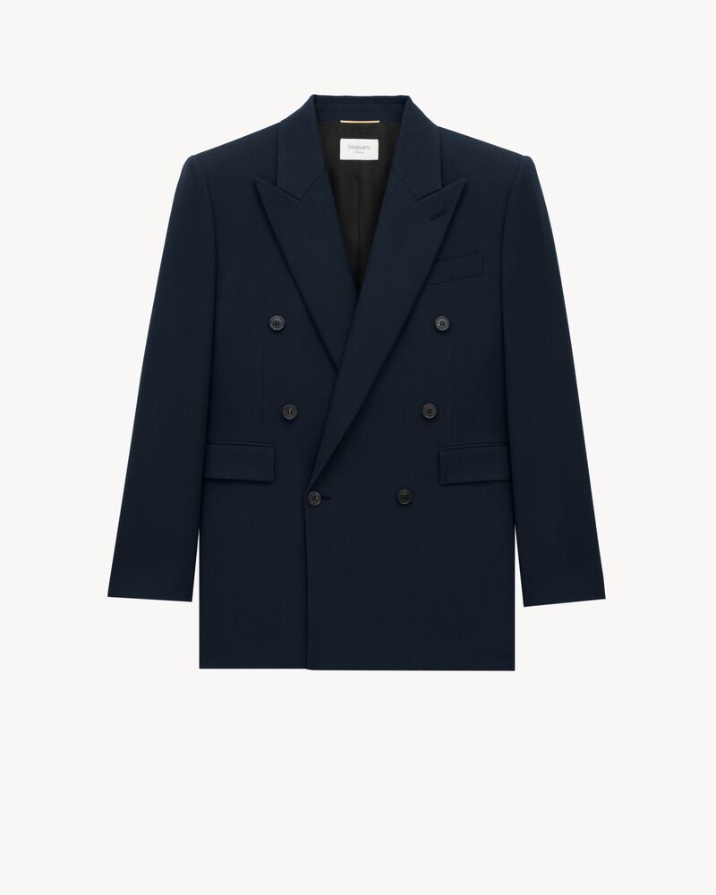 羊毛华达呢夹克