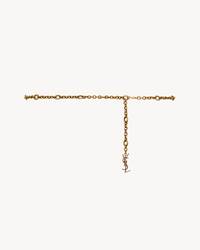 字母标志链条腰带