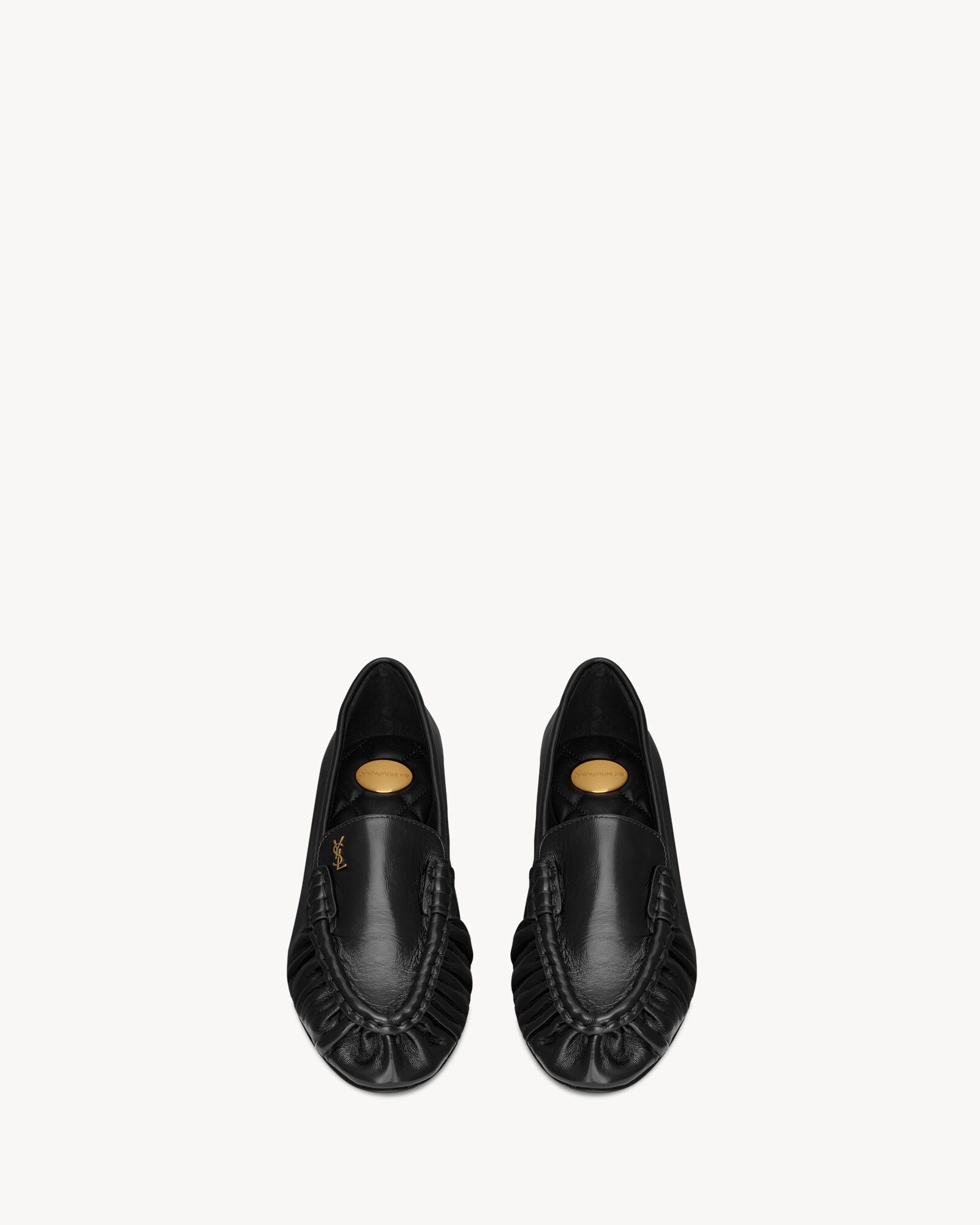 LOAFERINO光滑皮革芭蕾舞鞋