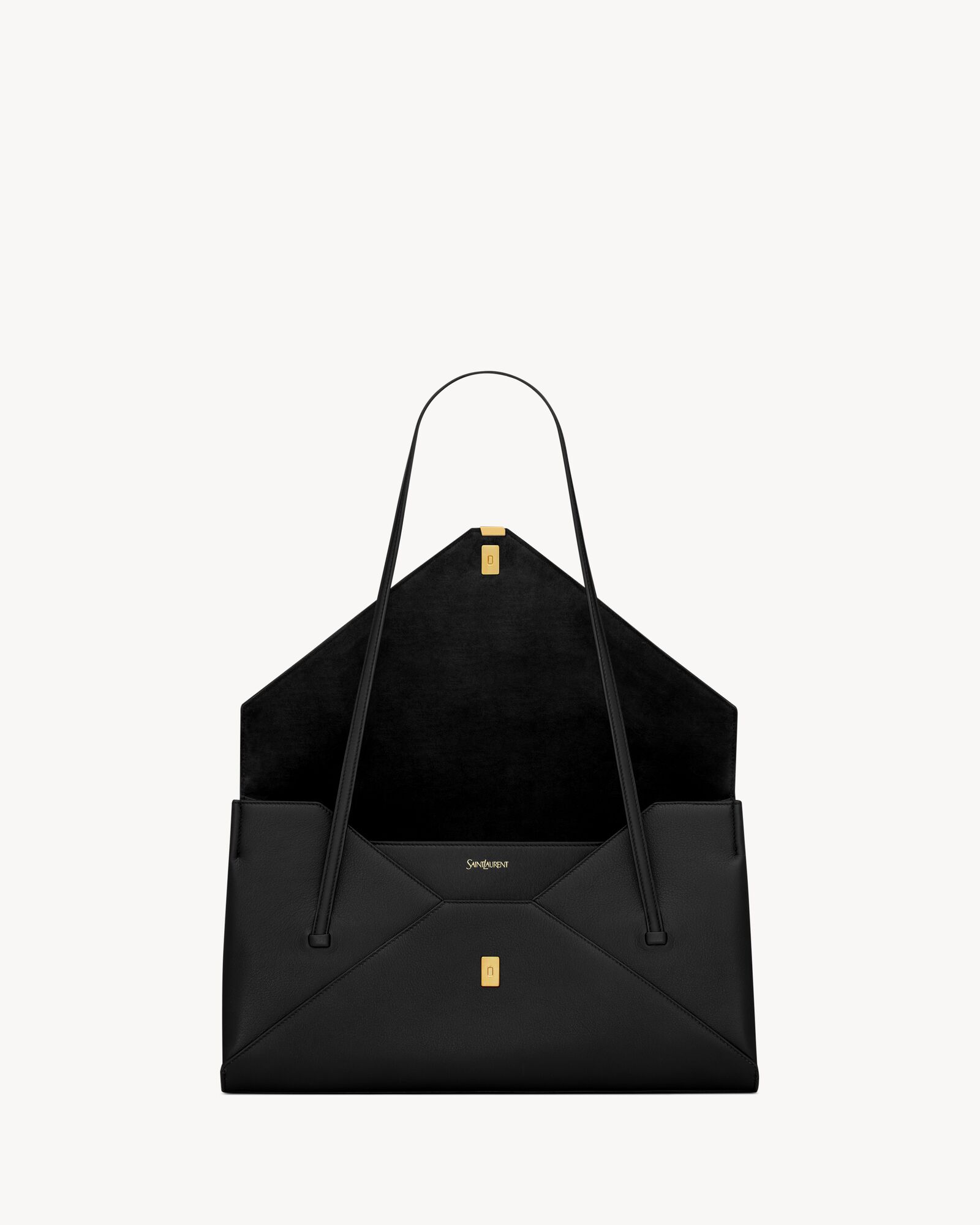 SIMONE中号柔软皮革手袋