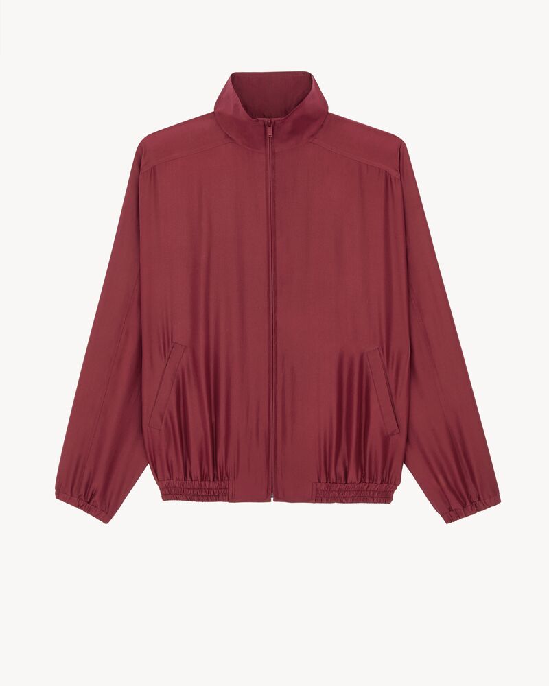 桑蚕丝软绸夹克