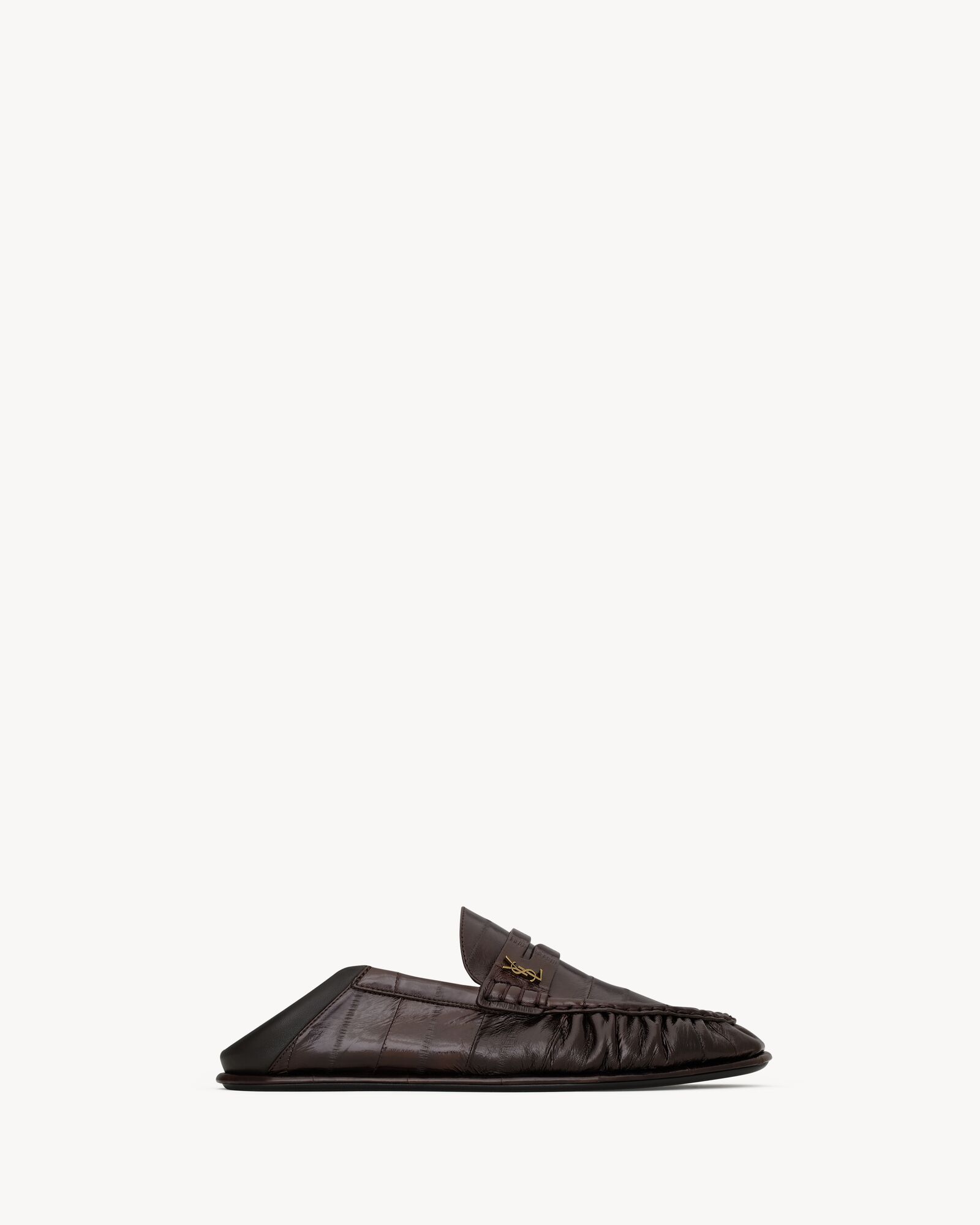 LE LOAFER可折叠鳗鱼皮革乐福鞋