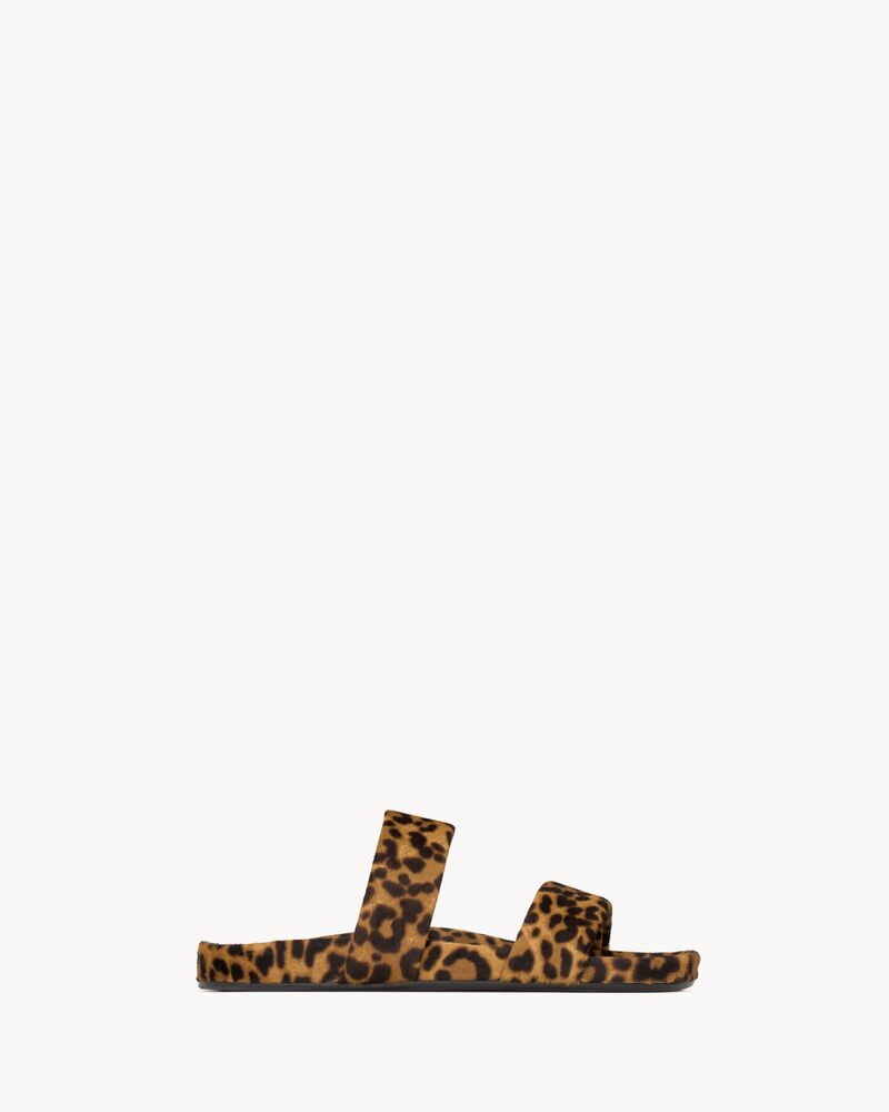 NICHOLS马毛效果皮革凉鞋