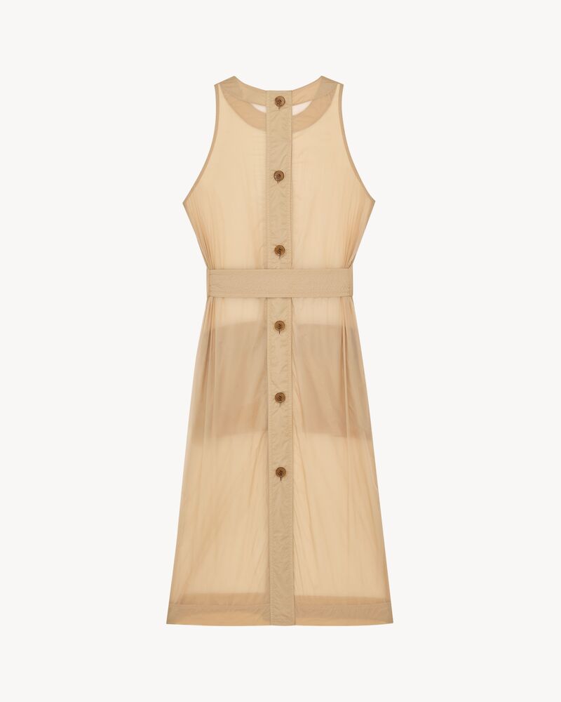 聚酰胺纽扣背面连衣裙