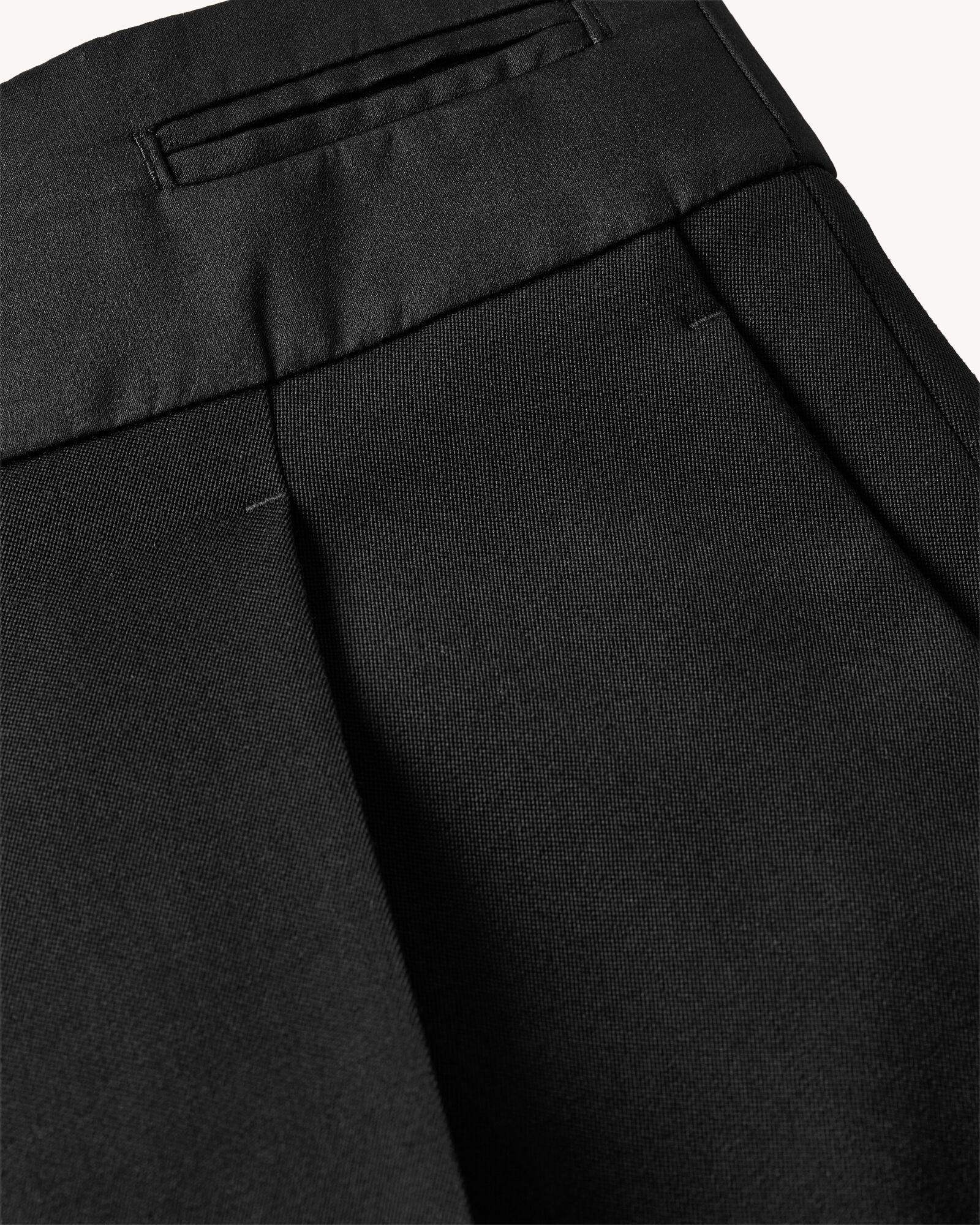 GRAIN DE POUDRE羊毛阔腿礼服长裤