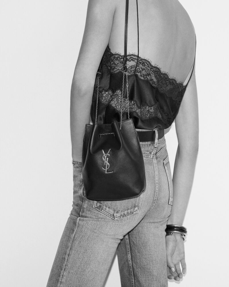 POCHON绒面革手袋