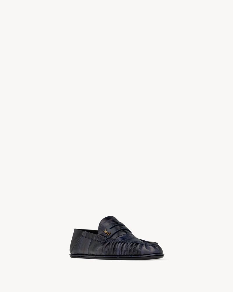 LE LOAFER可折叠鳗鱼皮乐福鞋