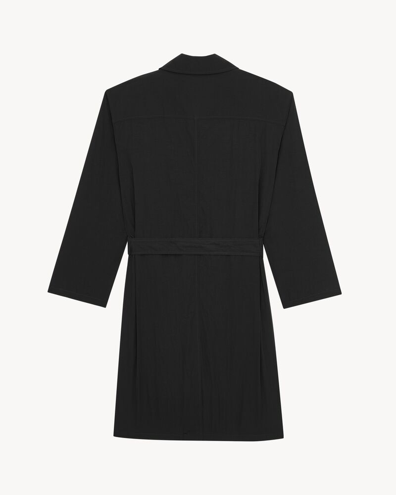 褶皱聚酰胺纤维拒水风衣