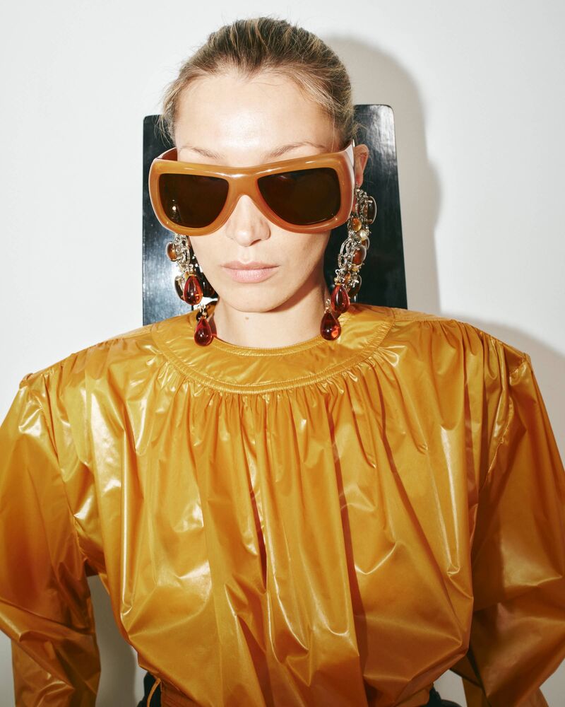 聚酰胺纽扣背面连衣裙