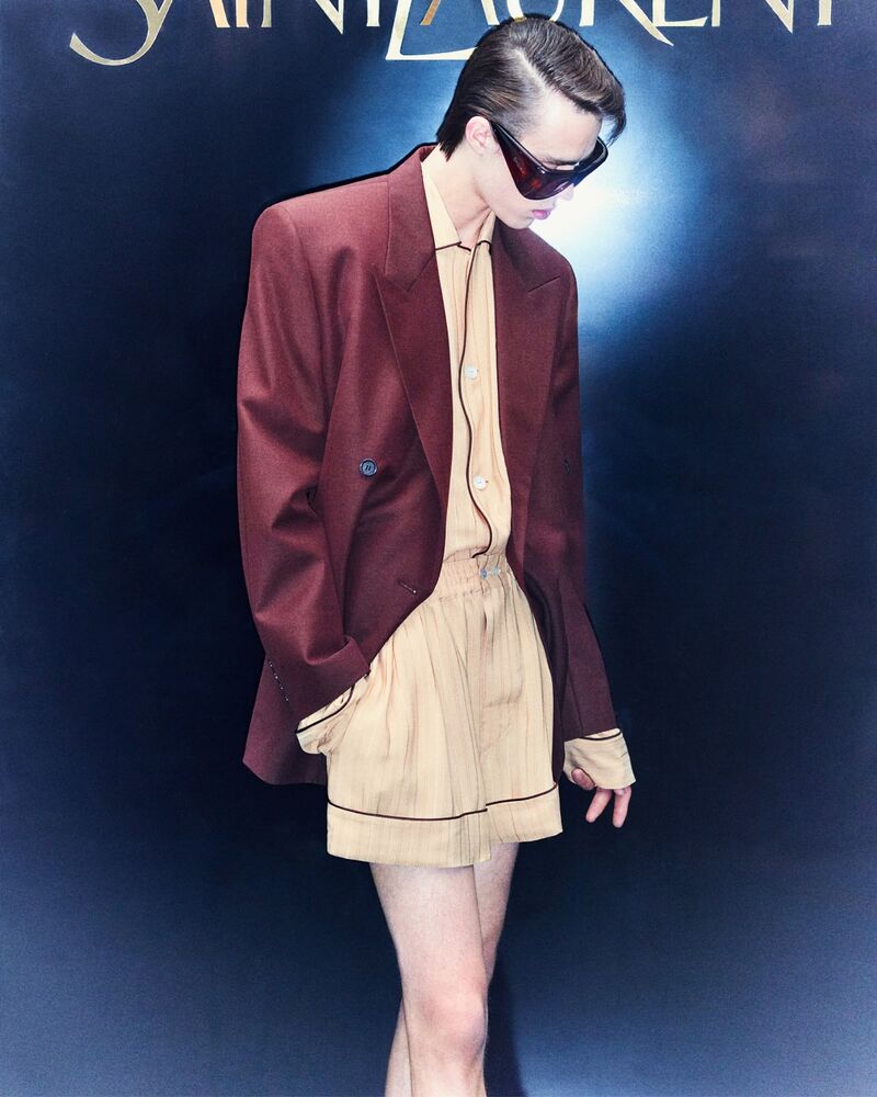 羊毛和马海毛帆布夹克