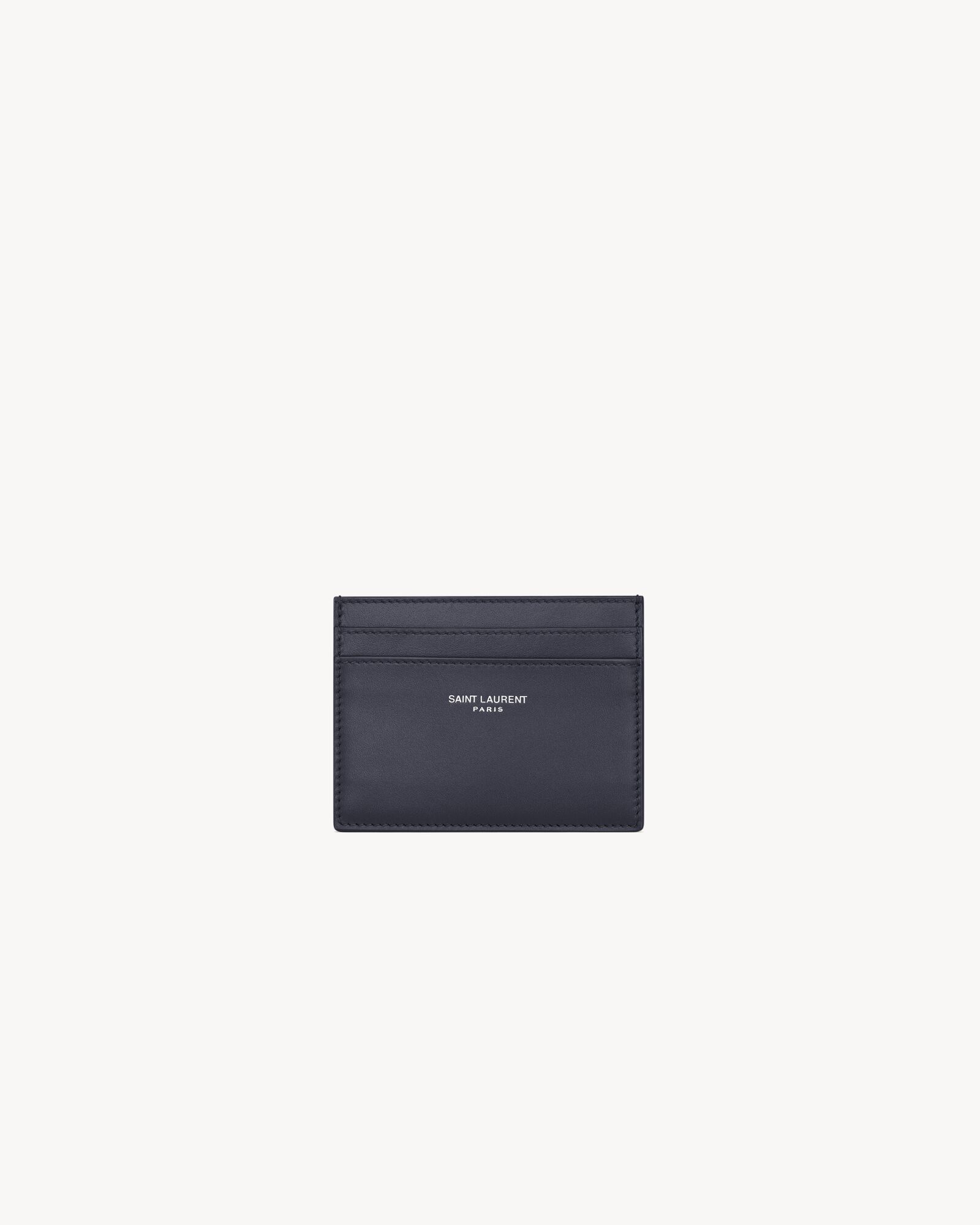 SAINT LAURENT PARIS光滑皮革卡包