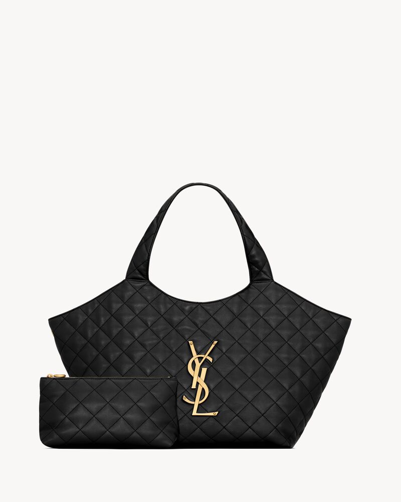ICARE中号绗缝纳帕皮革手袋