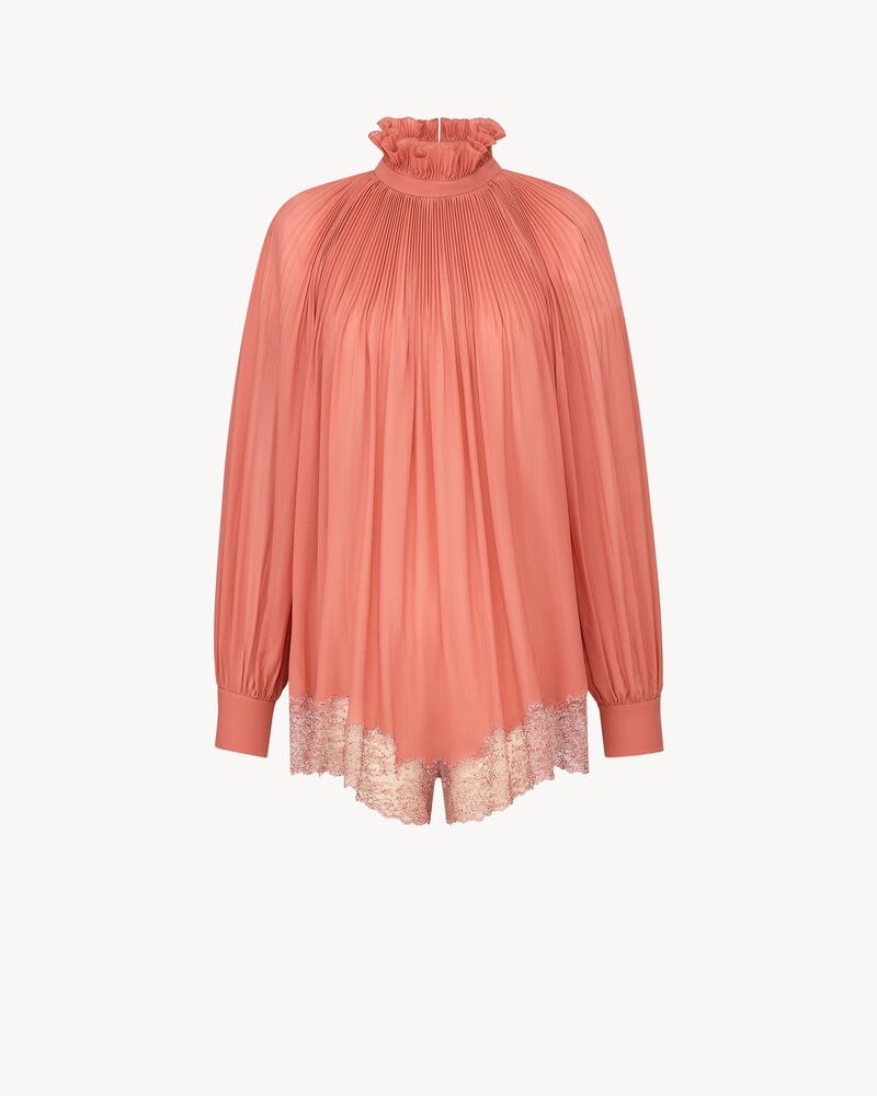 塔夫绸花结连衫裤