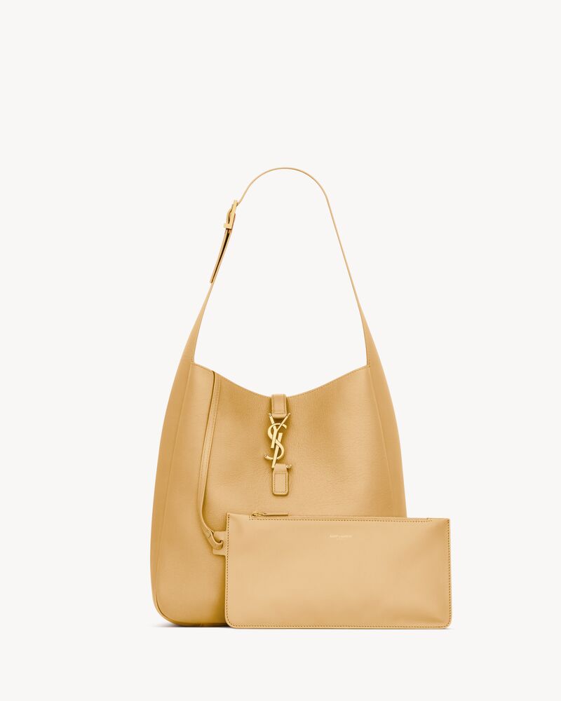 LE 5 À 7大号柔软粒面皮革手袋