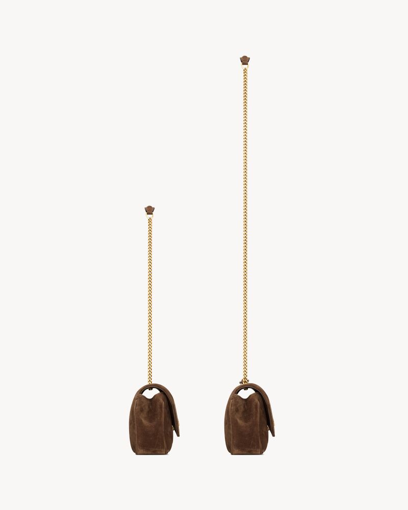 LOULOU迷你绒面革手袋