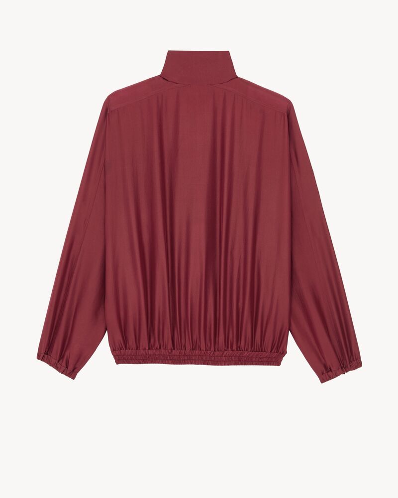 桑蚕丝软绸夹克