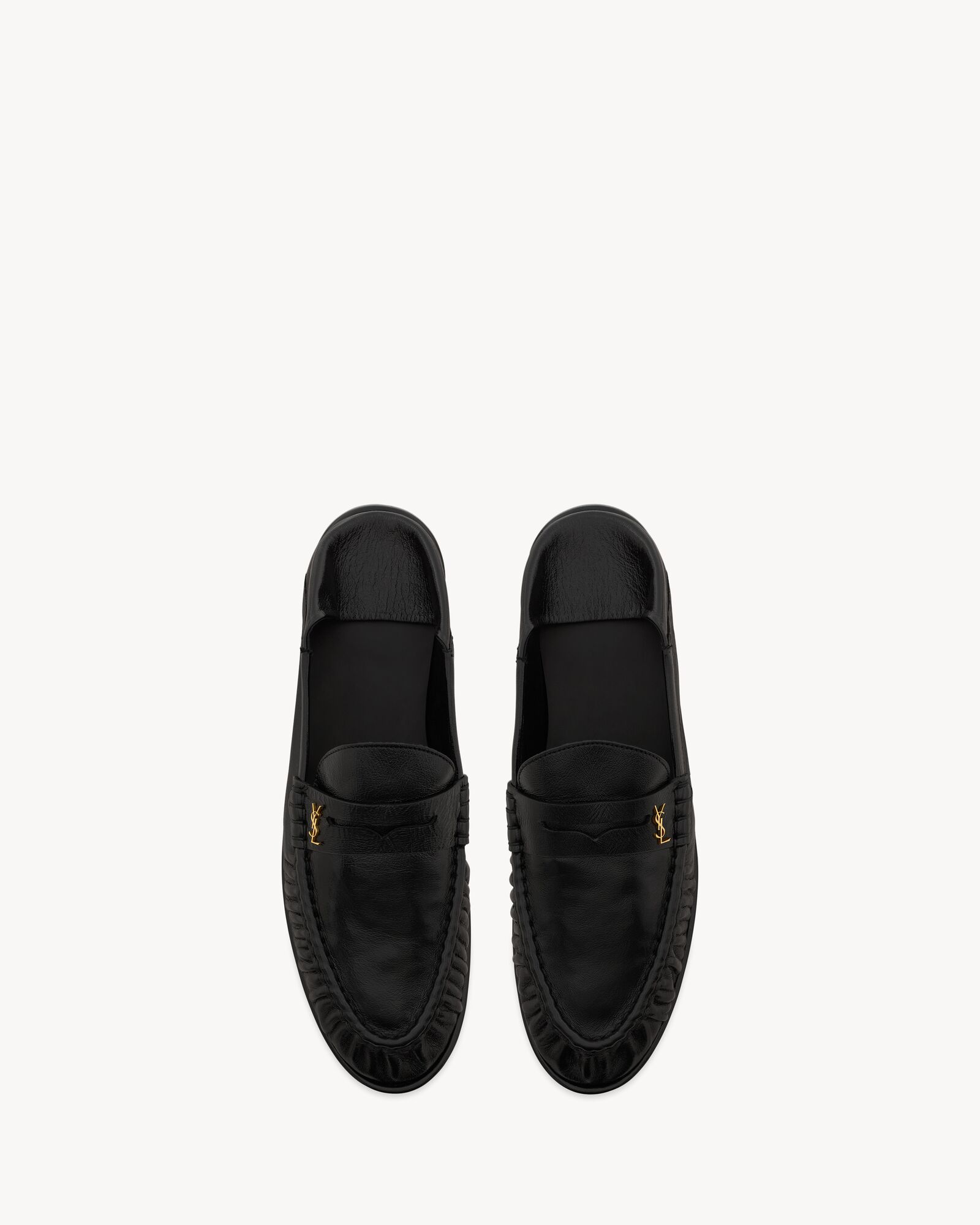 LE LOAFER可折叠光滑皮革乐福鞋