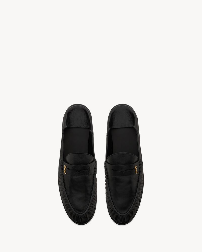 SAINT LAURENT圣罗兰中国官方网站 LE LOAFER可折叠光滑皮革乐福鞋