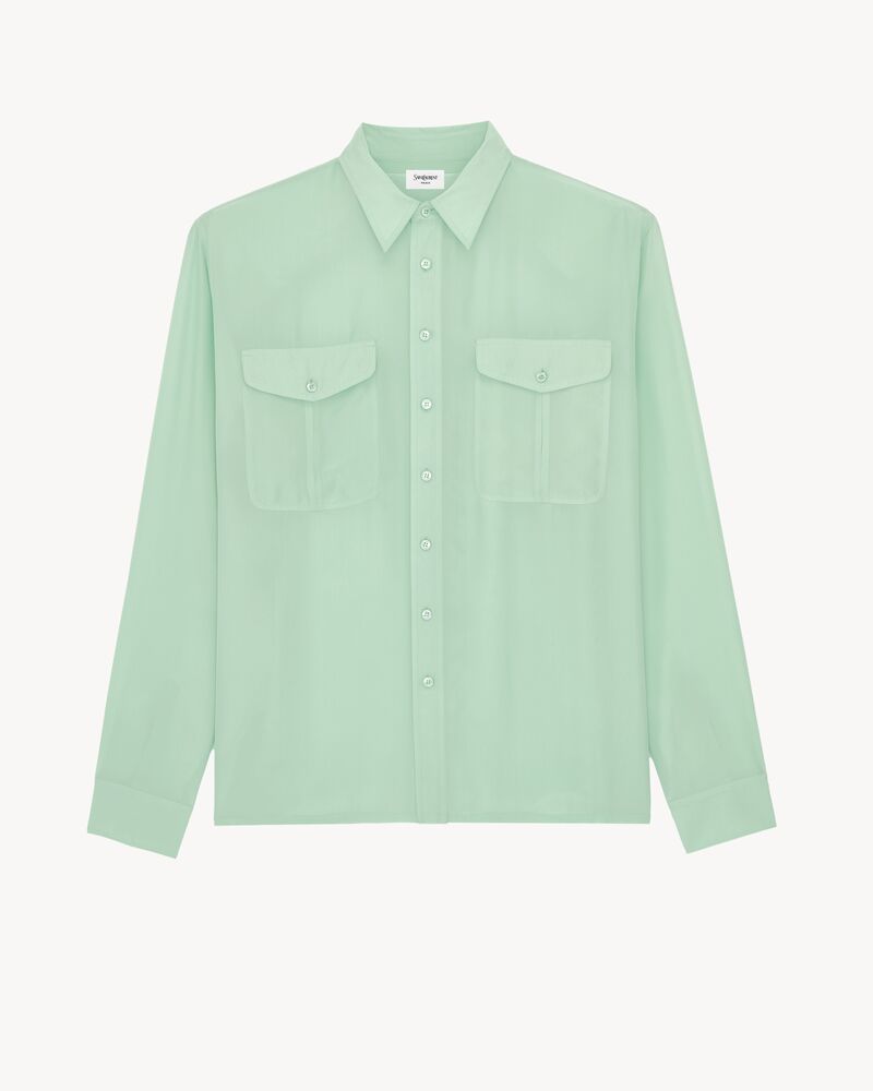 粘胶纤维和桑蚕丝衬衫