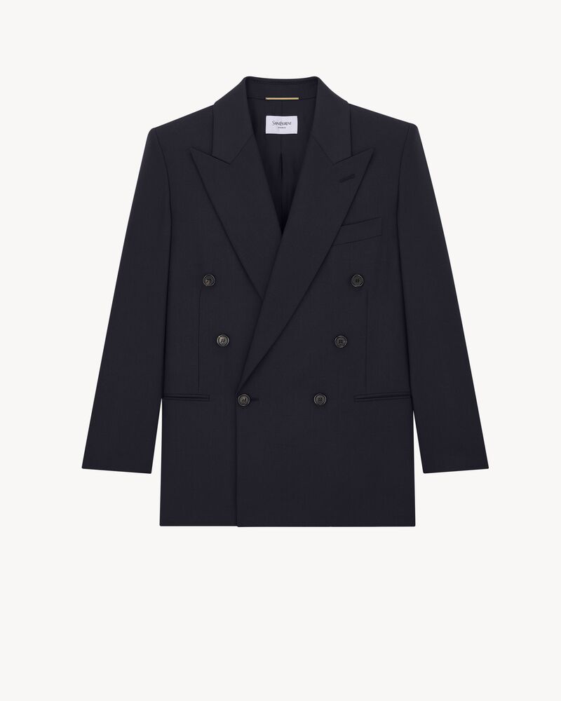 羊毛华达呢夹克