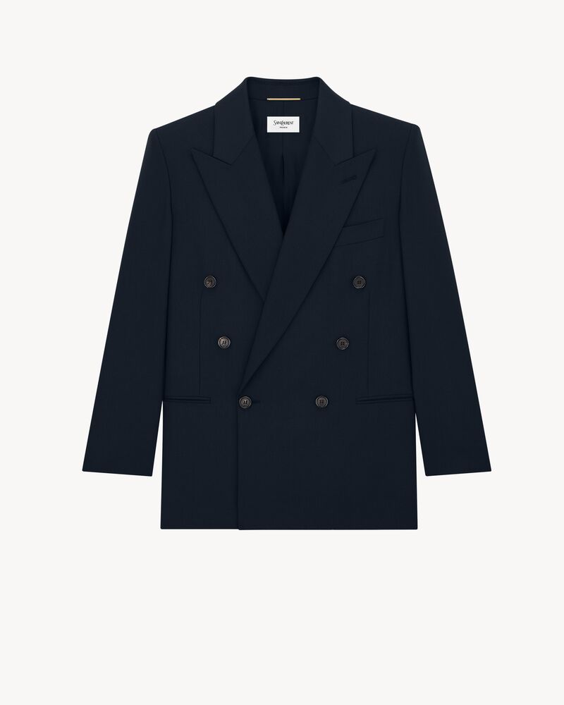 羊毛华达呢夹克