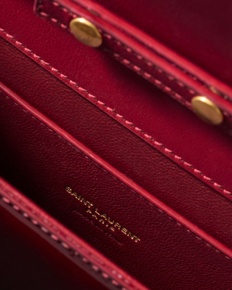 KATE漆面皮革手袋