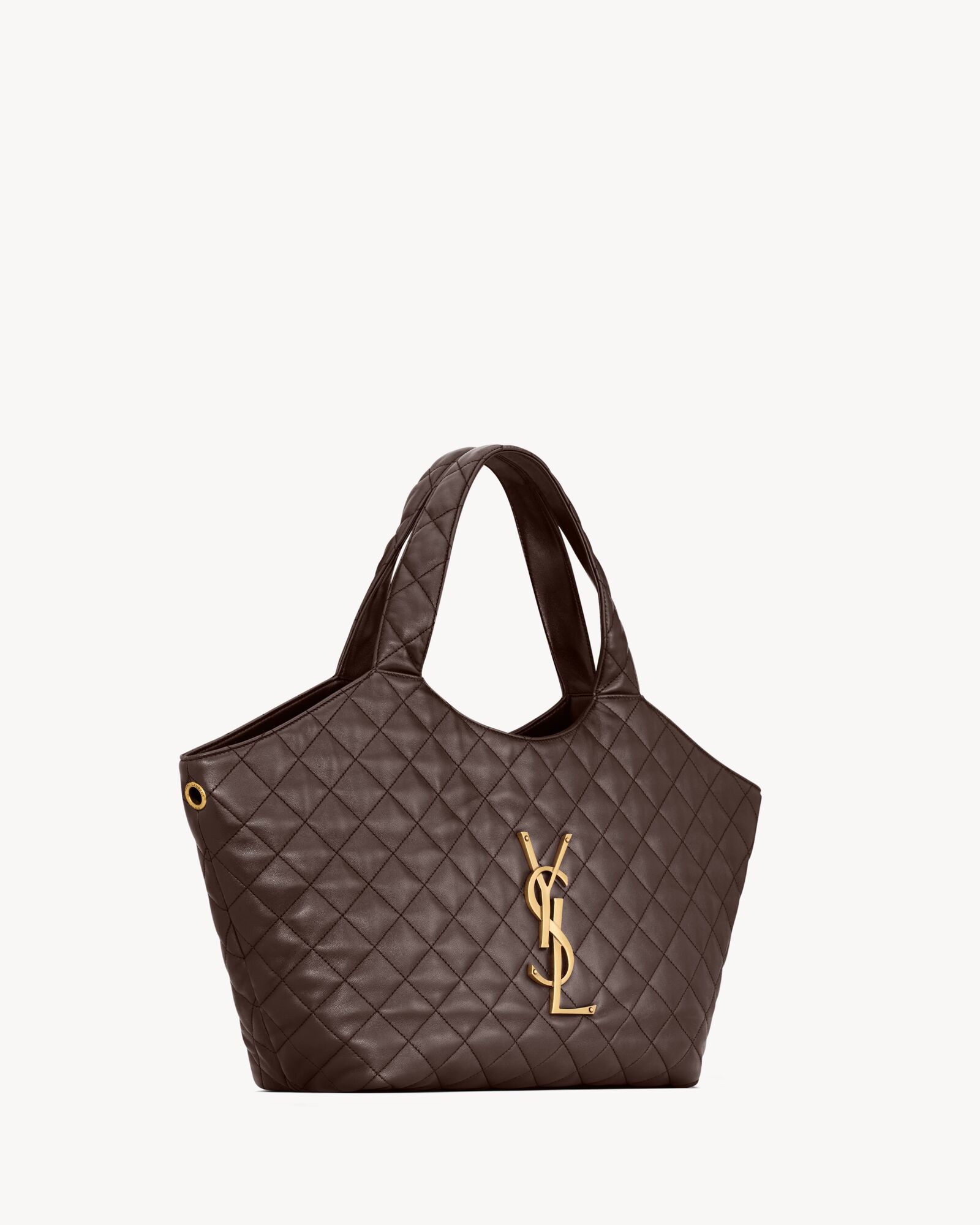 ICARE中号绗缝羊皮革手袋