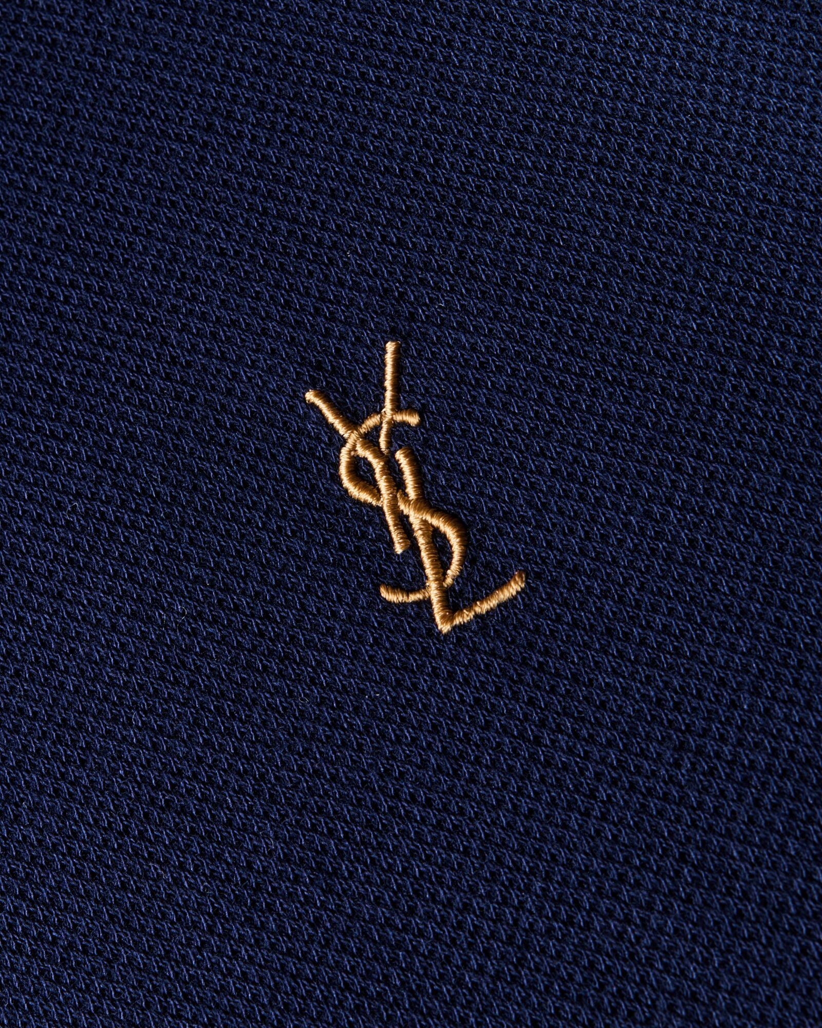 NAVY/BEIGE DORELE CASSANDRE珠地T恤