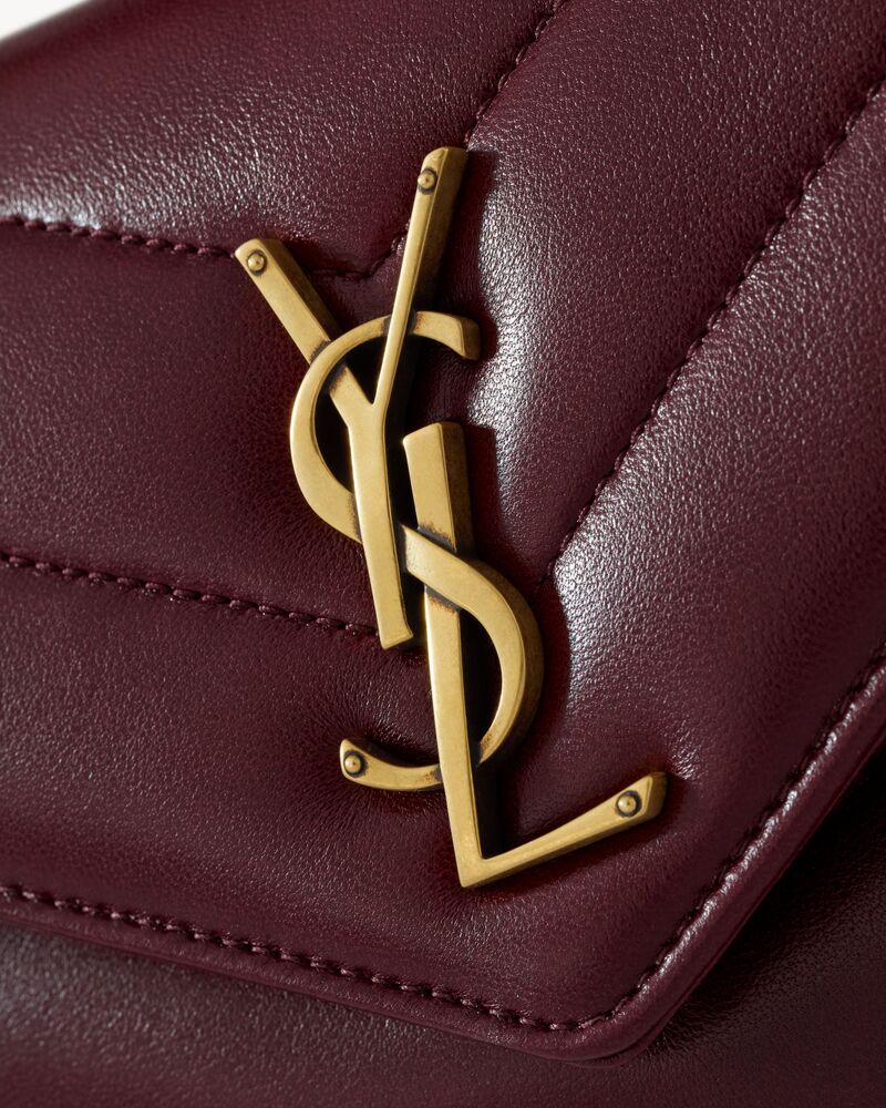 LOULOU绗缝羊皮革手提包